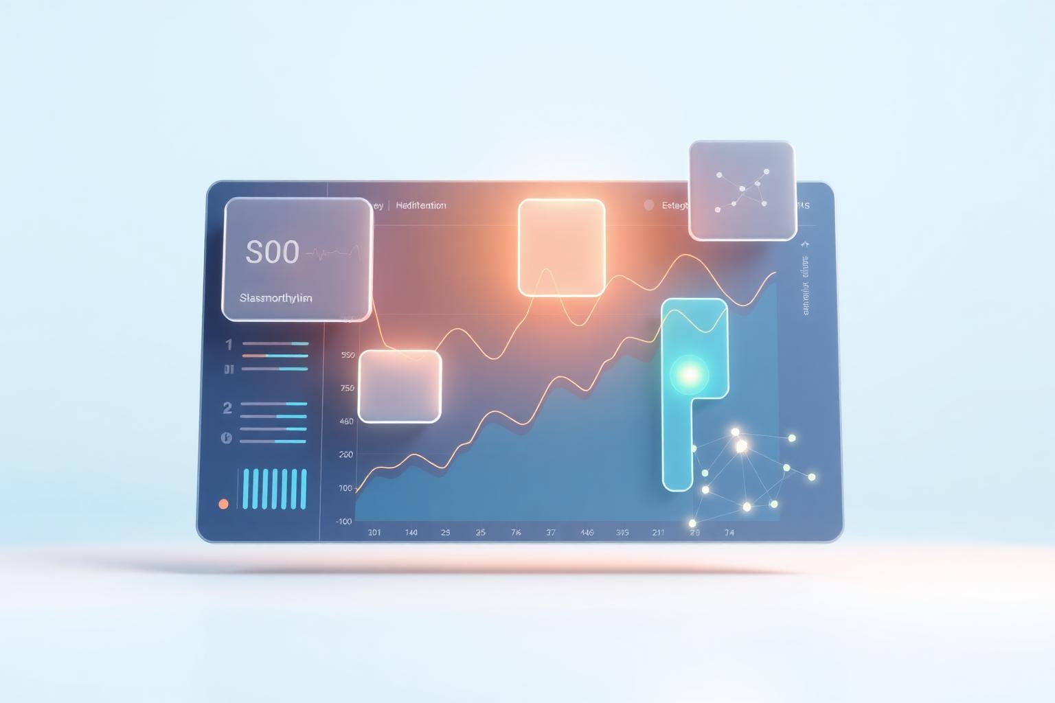 SEO analytics dashboard with backlink growth